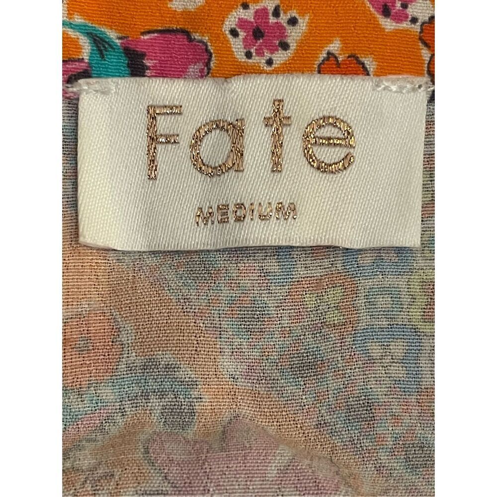 Fate Women's Boho Chic Patchwork Blouse Multicolo… - image 5